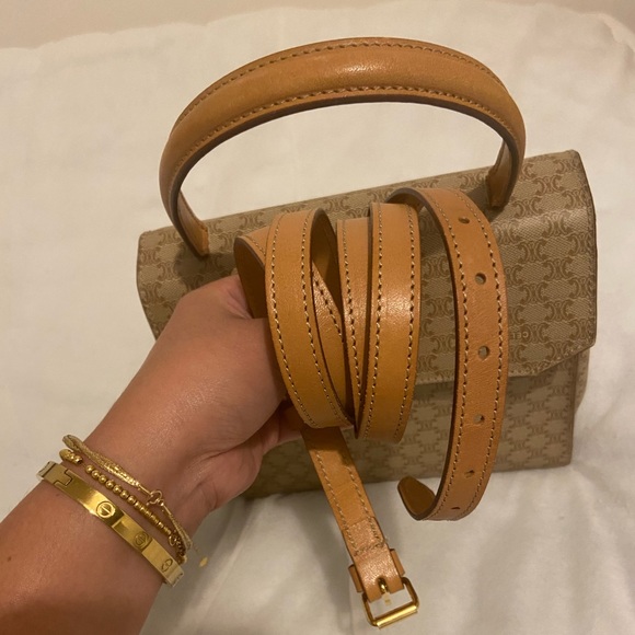 RARE CELINE VINTAGE HANDLE MACADAM BAG 
*Collector's item* - Picture 17 of 17